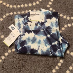 TAGS!!!! Never worn blue tie dye womens Old Navy leggings!!!!